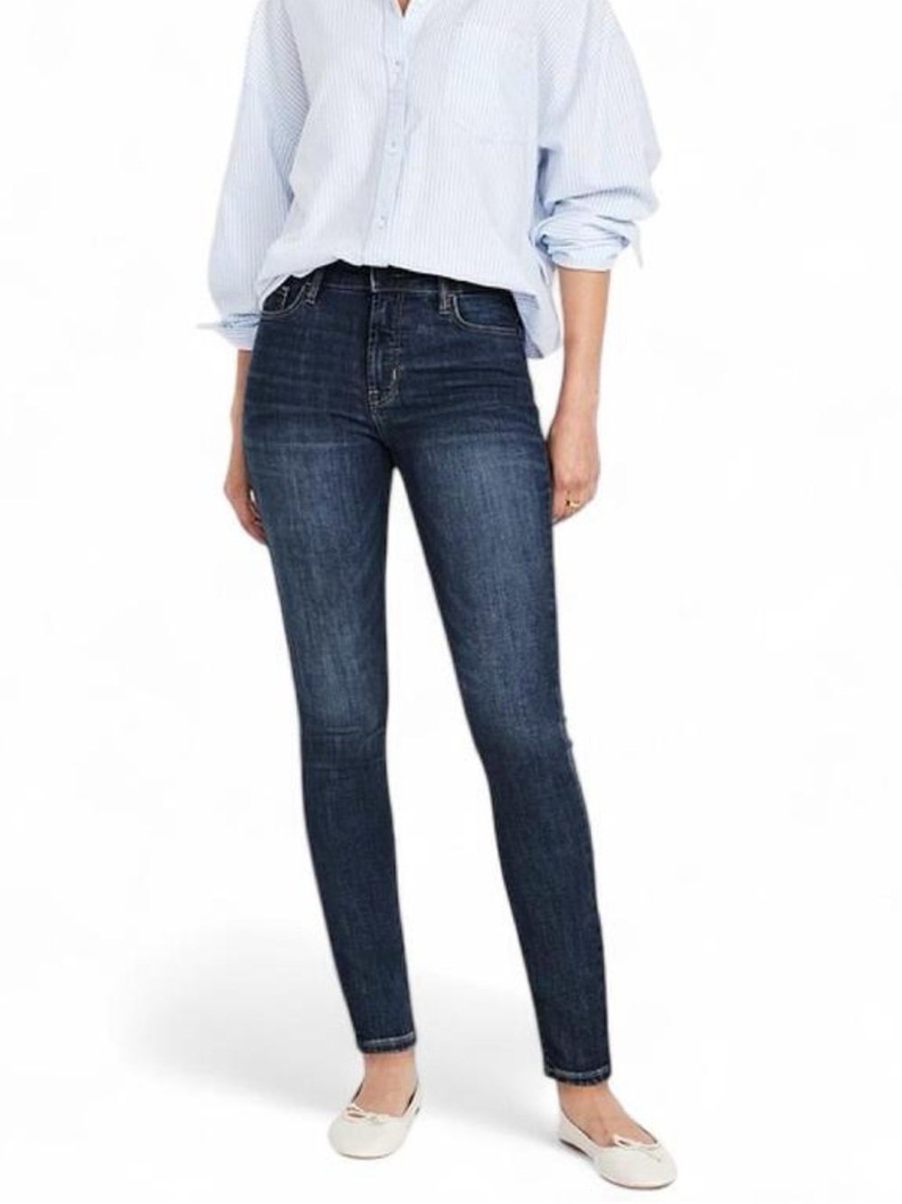 Old Navy Women's Skinny Jeans in Medium Blue Denim